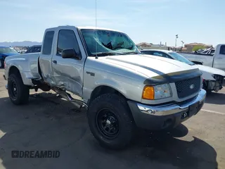 2002 Ford Ranger XL Fleet with VIN 1FTZR45E22PA62597, listed as a IAAI auction lot 41981964 with 120,038 mi miles. Bid and sale history available at carsss.com. Image 1.