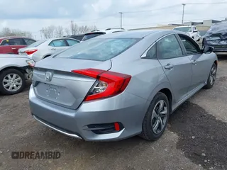 2020 Honda Civic LX with VIN 2HGFC2F65LH544133, listed as a IAAI auction lot 42148441 with 49,063 mi miles and . Bid and sale history available at DreamBid. Image 4.