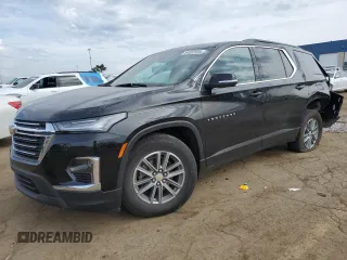2023 Chevrolet Traverse LT Cloth with VIN 1GNERGKW2PJ272289, listed as a Copart auction lot 54652595 with 33,416 mi miles and Non repairable. Bid and sale history available at DreamBid. Image 1.