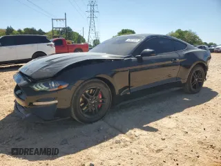 2018 Ford Mustang EcoBoost with VIN 1FA6P8TH3J5102019, listed as a Copart auction lot 53631805 with 82,669 mi miles and Salvage title. Bid and sale history available at DreamBid. Image 1.