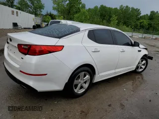 2015 Kia Optima LX z VIN KNAGM4A71F5658375, wystawiony jako Copart lot #57343525 z przebiegiem 118 027 mil mil oraz Nie do naprawy • Non repairable. Historia ofert i sprzedaży dostępna na DreamBid. Obrazek 3.