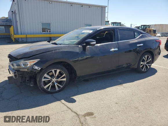 2017 Nissan Maxima SL with VIN 1N4AA6AP5HC440005, listed as a Copart auction lot 56185765 with 62,223 mi miles and Salvage title. Bid and sale history available at DreamBid. Image 1.