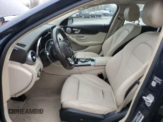 2015 Mercedes-Benz C-Class C 300 Luxury with VIN 55SWF4KB7FU059649, listed as a Copart auction lot 52072525 with 43,044 mi miles and Salvage Title. Bid and sale history available at carsss.com. Image 7.
