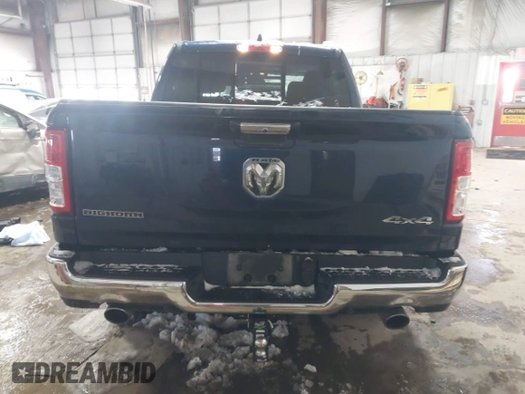 2019 Ram 1500 Big Horn/Lone Star with VIN 1C6SRFFT8KN908051, listed as a IAAI auction lot 41598931 with 95,612 mi miles. Bid and sale history available at carsss.com. Image 16.