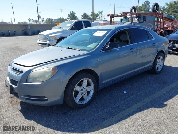 2008 Chevrolet Malibu LS w/1LS with VIN 1G1ZG57B68F288888, listed as a IAAI auction lot 41665485 with 186,024 mi miles. Bid and sale history available at carsss.com. Image 2.