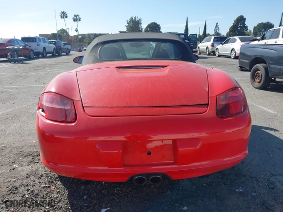 2008 Porsche Boxster S with VIN WP0CB29858U730258, listed as a IAAI auction lot 41718569 with 209,434 mi miles. Bid and sale history available at carsss.com. Image 16.