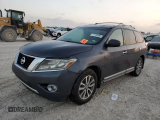 2013 Nissan Pathfinder S z VIN 5N1AR2MN5DC615834, wystawiony jako Copart lot #60077275 z przebiegiem Nie podano mil oraz Czysty tytuł • Clean title. Historia ofert i sprzedaży dostępna na DreamBid. Obrazek 1.