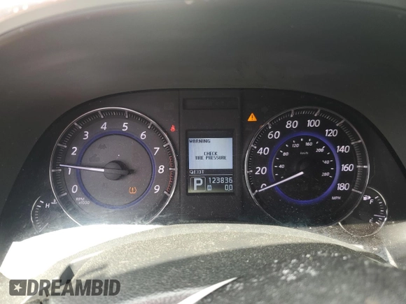 2013 Infiniti FX with VIN JN8CS1MU8DM142268, listed as a Copart auction lot 49407675 with 123,836 mi miles and Salvage Title. Bid and sale history available at carsss.com. Image 9.