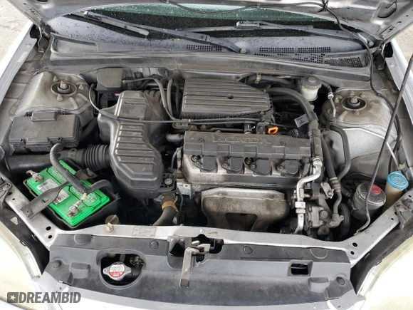 2002 Honda Civic LX with VIN 2HGES16692H511000, listed as a Copart auction lot 48830895 with 242,003 mi miles and Clean Title. Bid and sale history available at carsss.com. Image 11.