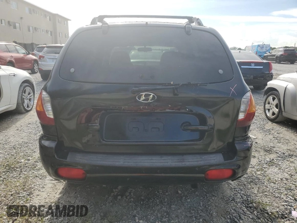 2003 Hyundai Santa Fe GLS with VIN KM8SC13D53U382460, listed as a Copart auction lot 70257874 with 0 mi miles and Salvage Title. Bid and sale history available at carsss.com. Image 6.