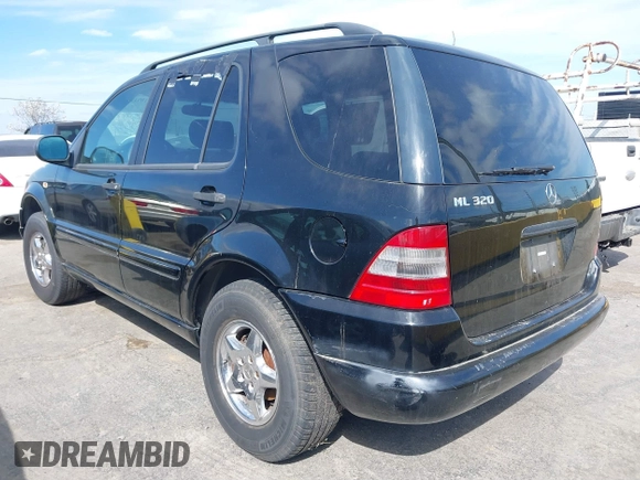 1998 Mercedes-Benz M-Class with VIN 4JGAB54E9WA019694, listed as a IAAI auction lot 41891982 with 282,454 mi miles. Bid and sale history available at carsss.com. Image 3.