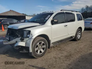 2013 Nissan Armada SL z VIN 5N1BA0ND5DN603001, wystawiony jako Copart lot #47303035 z przebiegiem 266 884 mil mil oraz Szkoda całkowita • Salvage title. Historia ofert i sprzedaży dostępna na DreamBid. Obrazek 1.