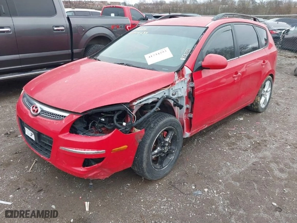 2010 Hyundai Elantra Touring GLS with VIN KMHDC8AE2AU084071, listed as a IAAI auction lot 41734293 with 1 mi miles. Bid and sale history available at carsss.com. Image 2.
