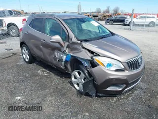 2015 Buick Encore with VIN KL4CJASB4FB101385, listed as a IAAI auction lot 41742176 with 60,360 mi miles. Bid and sale history available at carsss.com. Image 1.
