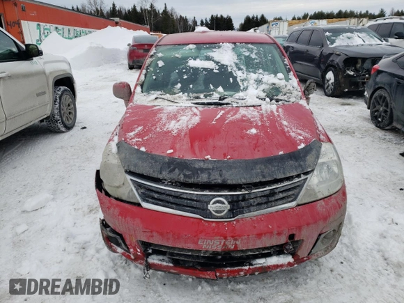 2012 Nissan Versa S with VIN 3N1BC1CP4CL379609, listed as a Copart auction lot 44508575 with 197,324 mi miles and Salvage Title. Bid and sale history available at carsss.com. Image 5.