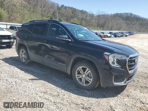 2024 GMC Terrain SLE with VIN 3GKALMEGXRL278935, listed as a Copart auction lot 52300805 with 11,200 mi miles and Salvage title. Bid and sale history available at DreamBid. Image 4.