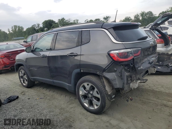 2018 Jeep Compass Limited z VIN 3C4NJDCB1JT222462, wystawiony jako Copart lot #57334595 z przebiegiem 86 306 mil mil oraz Szkoda całkowita • Salvage title. Historia ofert i sprzedaży dostępna na DreamBid. Obrazek 2.