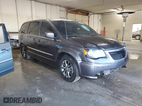 2015 Chrysler Town & Country S with VIN 2C4RC1HG6FR753990, listed as a Copart auction lot 84956404 with 183,637 mi miles and Salvage Title. Bid and sale history available at DreamBid. Image 4.