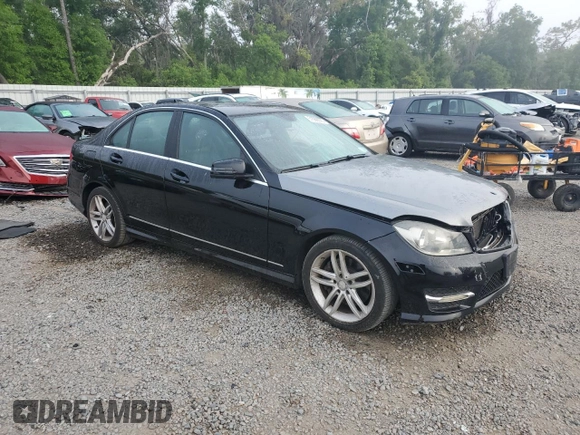 2013 Mercedes-Benz C 300 Sport with VIN WDDGF8AB9DR293254, listed as a Copart auction lot 51088535 with 131,314 mi miles and Salvage Title. Bid and sale history available at DreamBid. Image 4.