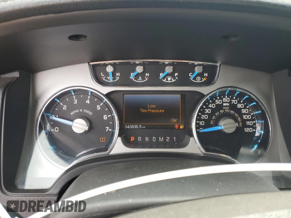 2013 Ford F-150 XL with VIN 1FTFW1ET8DFC52566, listed as a Copart auction lot 54368145 with 143,836 mi miles and Salvage Title. Bid and sale history available at carsss.com. Image 9.