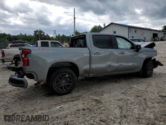 2024 Chevrolet Silverado 1500 RST with VIN 1GCPDEEK4RZ159204, listed as a Copart auction lot 66382754 with 0 mi miles and Salvage Title. Bid and sale history available at carsss.com. Image 3.