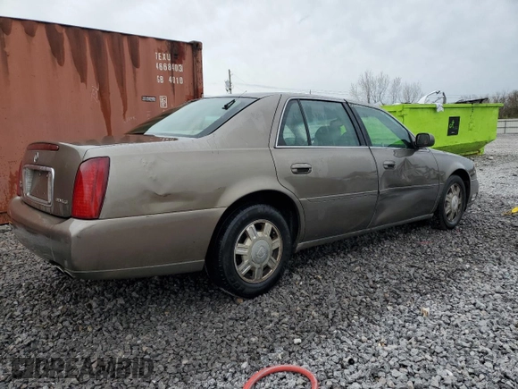 2003 Cadillac DeVille with VIN 1G6KD54Y43U172624, listed as a Copart auction lot 50345365 with 175,389 mi miles and Salvage Title. Bid and sale history available at carsss.com. Image 3.