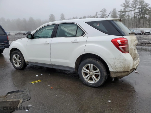 2016 Chevrolet Equinox LS with VIN 2GNFLEEK2G6311981, listed as a Copart auction lot 47695575 with 169,833 mi miles and Salvage Title. Bid and sale history available at carsss.com. Image 2.