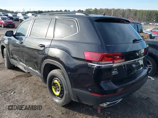 2021 Volkswagen Atlas SE with VIN 1V2DP2CA5MC545191, listed as a IAAI auction lot 41464429 with 90,350 mi miles and . Bid and sale history available at DreamBid. Image 3.