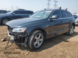 2012 Audi Q5 Premium Plus with VIN WA1DKAFP9CA004546, listed as a Copart auction lot 59537775 with 187,338 mi miles and Salvage title. Bid and sale history available at DreamBid. Image 1.