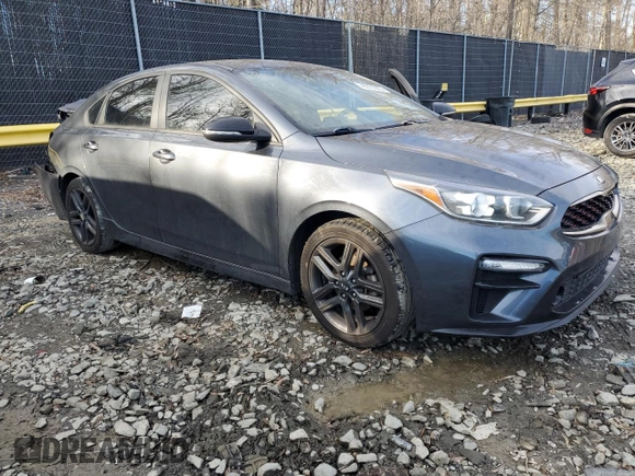 2020 Kia Forte GT-Line with VIN 3KPF34ADXLE168038, listed as a Copart auction lot 45873365 with 105,327 mi miles and Salvage Title. Bid and sale history available at carsss.com. Image 4.