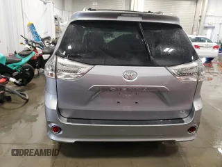 2012 Toyota Sienna SE with VIN 5TDXK3DC3CS180574, listed as a Copart auction lot 45020255 with 240,341 mi miles and Clean Title. Bid and sale history available at carsss.com. Image 6.
