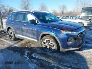 2020 Hyundai Santa Fe SEL with VIN 5NMS3CAA5LH273416, listed as a IAAI auction lot 41423152 with 94,920 mi miles. Bid and sale history available at carsss.com. Image 1.