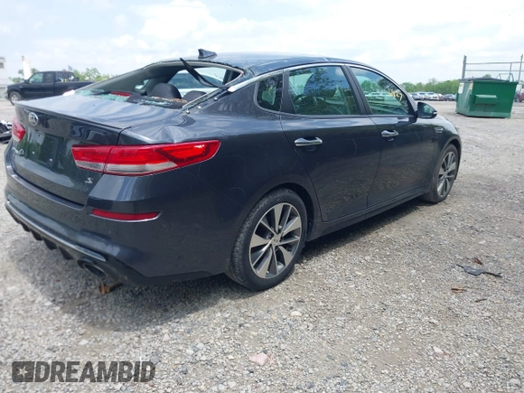 2019 Kia Optima LX z VIN 5XXGT4L32KG298796, wystawiony jako IAAI lot #42266827 z przebiegiem 89 841 mil mil oraz . Historia ofert i sprzedaży dostępna na DreamBid. Obrazek 4.
