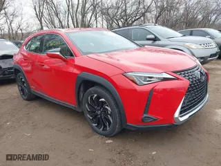 2021 Lexus UX with VIN JTHX9JBH1M2052436, listed as a IAAI auction lot 41562687 with 24,065 mi miles. Bid and sale history available at carsss.com. Image 1.