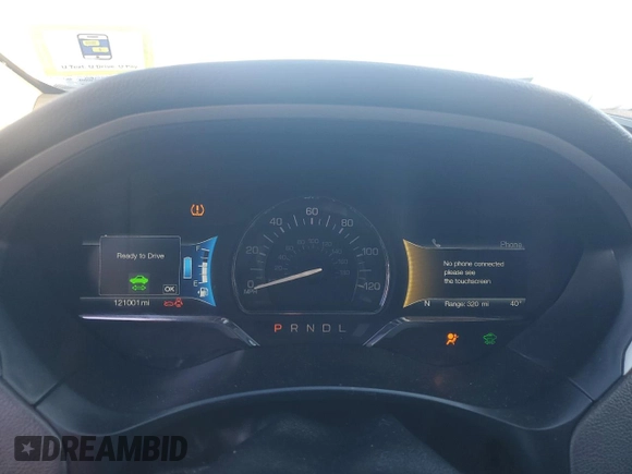 2017 Lincoln MKZ Hybrid Select with VIN 3LN6L5LU8HR662221, listed as a Copart auction lot 83073734 with 121,001 mi miles and Salvage Title. Bid and sale history available at DreamBid. Image 9.