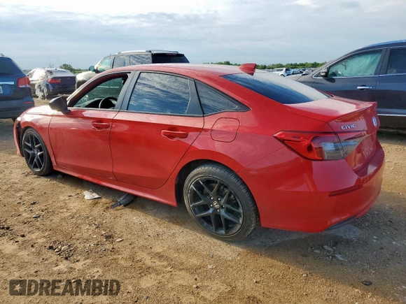 2023 Honda Civic Sport с VIN 2HGFE2F58PH521100, выставлен на аукционе Copart как лот 58333255 с пробегом 23 778 миль миль и Списание • Salvage title. История ставок и продаж доступна на DreamBid. Изображение 2.