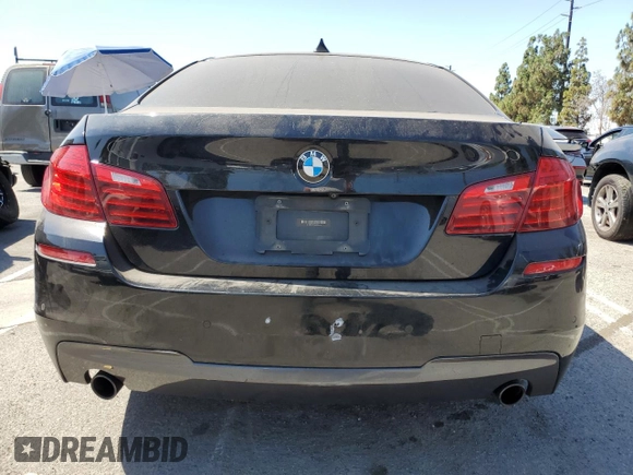 2016 BMW 5 Series 535i with VIN WBA5B1C52GG552692, listed as a Copart auction lot 64121225 with 114,708 mi miles and Salvage title. Bid and sale history available at DreamBid. Image 6.