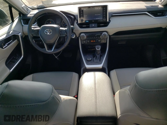 2021 Toyota RAV4 Hybrid LE with VIN 2T3B6RFV7MW019757, listed as a Copart auction lot 61929085 with 14,675 mi miles and Salvage title. Bid and sale history available at DreamBid. Image 8.