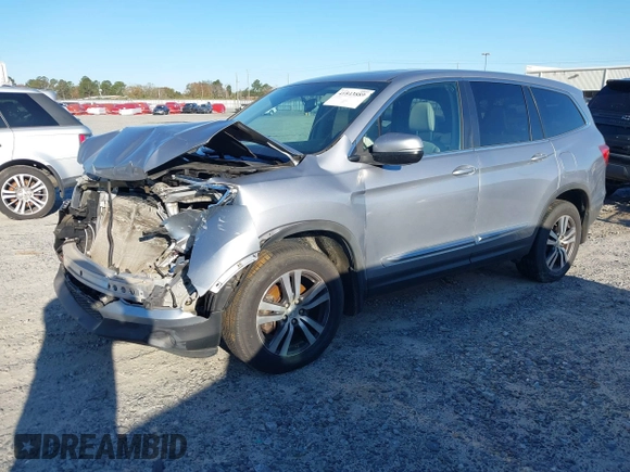 2017 Honda Pilot EX-L with VIN 5FNYF6H52HB079737, listed as a IAAI auction lot 41843889 with Not Provided miles and . Bid and sale history available at DreamBid. Image 16.