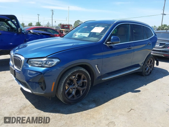 2023 BMW X3 sDrive30i z VIN 5UX43DP04P9P44100, wystawiony jako IAAI lot #42267136 z przebiegiem 28 618 mil mil oraz . Historia ofert i sprzedaży dostępna na DreamBid. Obrazek 17.