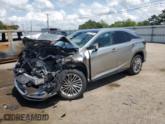 2022 Lexus RX 350 with VIN 2T2JZMAA9NC246031, listed as a Copart auction lot 60275855 with 53,747 mi miles and Non repairable. Bid and sale history available at DreamBid. Image 1.