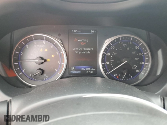 2017 Infiniti Q50 Sport z VIN JN1EV7AP6HM734340, wystawiony jako Copart lot #59717235 z przebiegiem 102 406 mil mil oraz Szkoda całkowita • Salvage title. Historia ofert i sprzedaży dostępna na DreamBid. Obrazek 9.