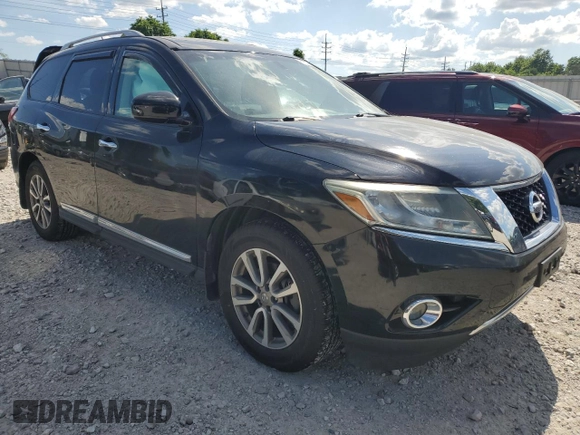 2014 Nissan Pathfinder S with VIN 5N1AR2MM1EC681211, listed as a Copart auction lot 61822735 with 127,275 mi miles and Salvage title. Bid and sale history available at DreamBid. Image 4.