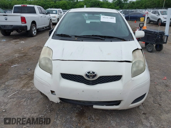 2009 Toyota Yaris with VIN JTDJT903595224746, listed as a IAAI auction lot 42217189 with 183,363 mi miles. Bid and sale history available at carsss.com. Image 6.