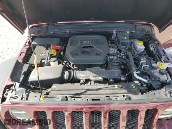 2021 Jeep Wrangler Sport with VIN 1C4GJXAN1MW683604, listed as a Copart auction lot 53838925 with 18,771 mi miles and Salvage title. Bid and sale history available at DreamBid. Image 11.