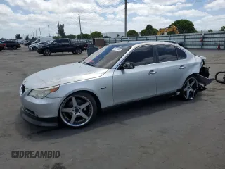 2005 BMW 5 Series 530i z VIN WBANA73505CR59646, wystawiony jako Copart lot #55264865 z przebiegiem 187 911 mil mil oraz Szkoda całkowita • Salvage title. Historia ofert i sprzedaży dostępna na DreamBid. Obrazek 1.