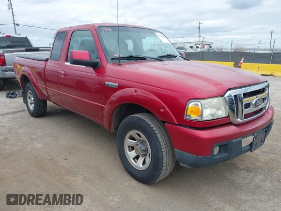 2007 Ford Ranger XL with VIN 1FTYR14U07PA44853, listed as a IAAI auction lot 42136023 with 205,893 mi miles. Bid and sale history available at carsss.com. Image 1.