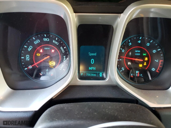 2014 Chevrolet Camaro LT with VIN 2G1FB3D31E9138789, listed as a Copart auction lot 46548125 with 75,634 mi miles and Salvage Title. Bid and sale history available at carsss.com. Image 9.