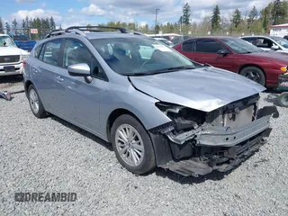 2017 Subaru Impreza Premium with VIN 4S3GTAB67H3753287, listed as a IAAI auction lot 42075877 with 55,247 mi miles. Bid and sale history available at carsss.com. Image 1.