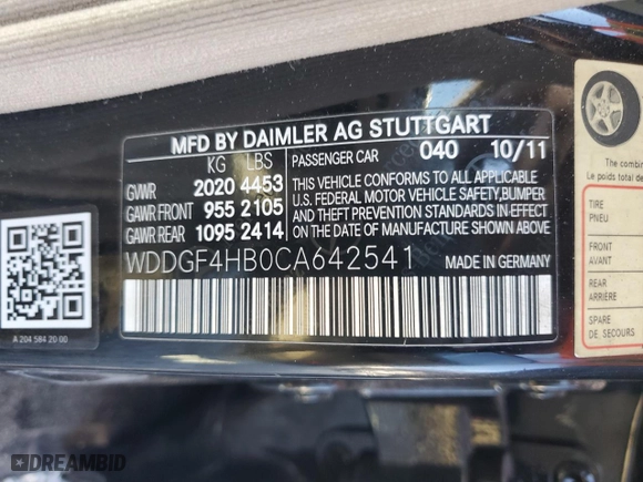 2012 Mercedes-Benz C-Class C 250 Sport with VIN WDDGF4HB0CA642541, listed as a Copart auction lot 51630215 with 80,254 mi miles and Clean Title. Bid and sale history available at carsss.com. Image 13.